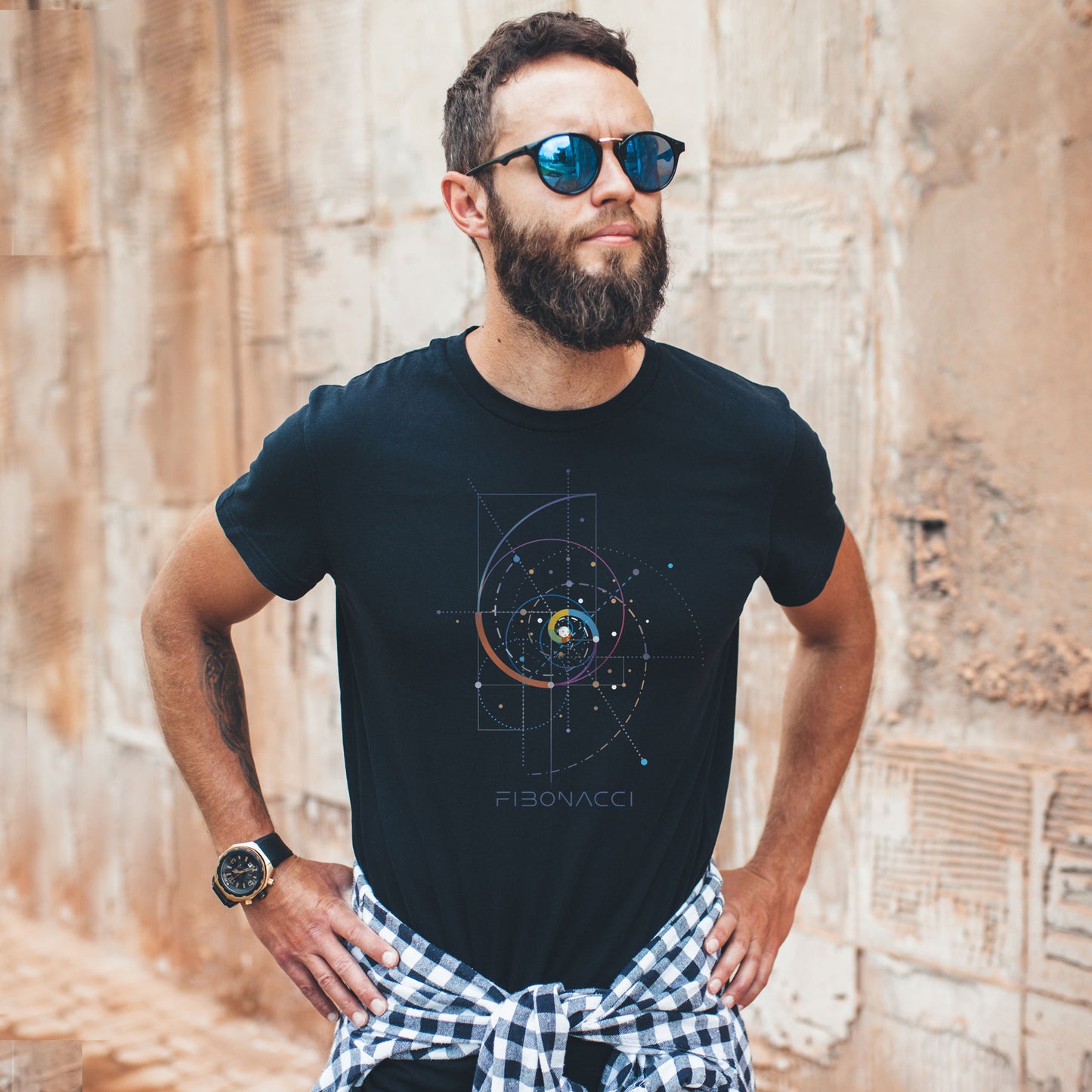 Unisex T-shirt "Fibonacci", the magical formula from sacred geometry