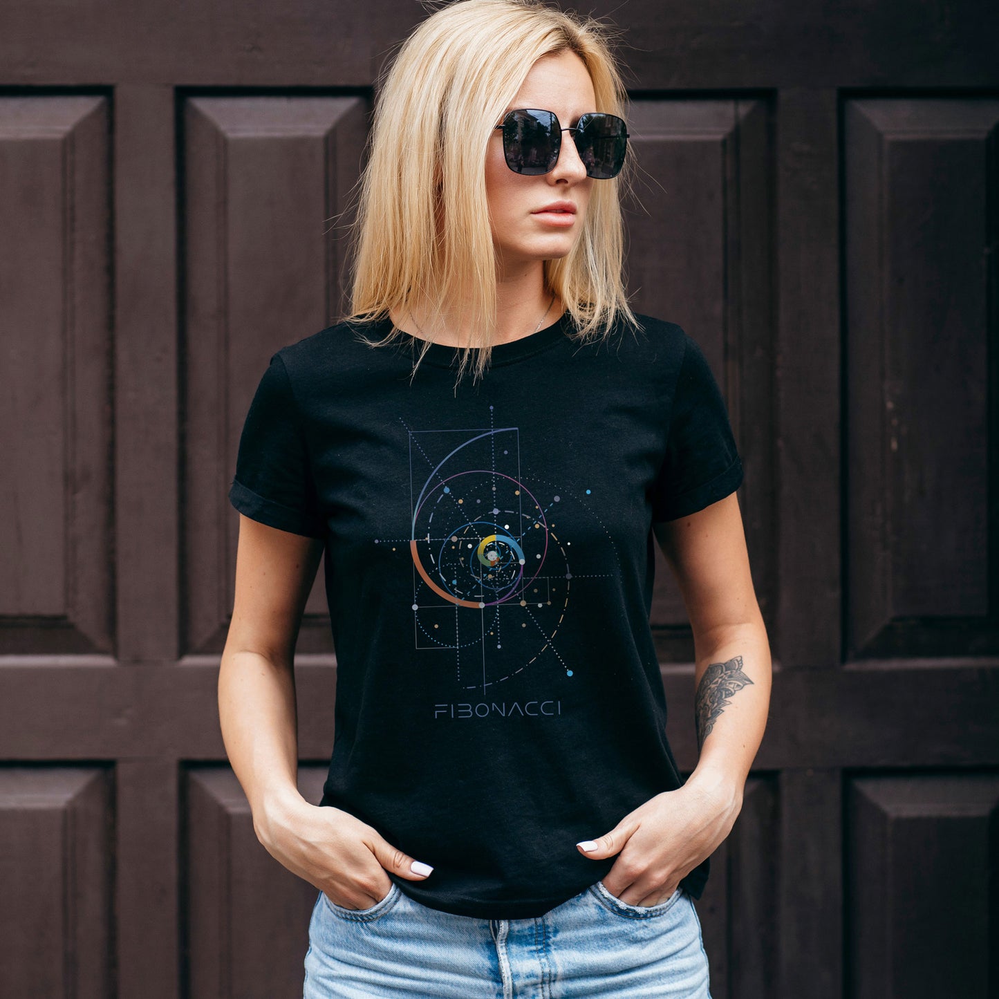 Unisex T-shirt "Fibonacci", the magical formula from sacred geometry