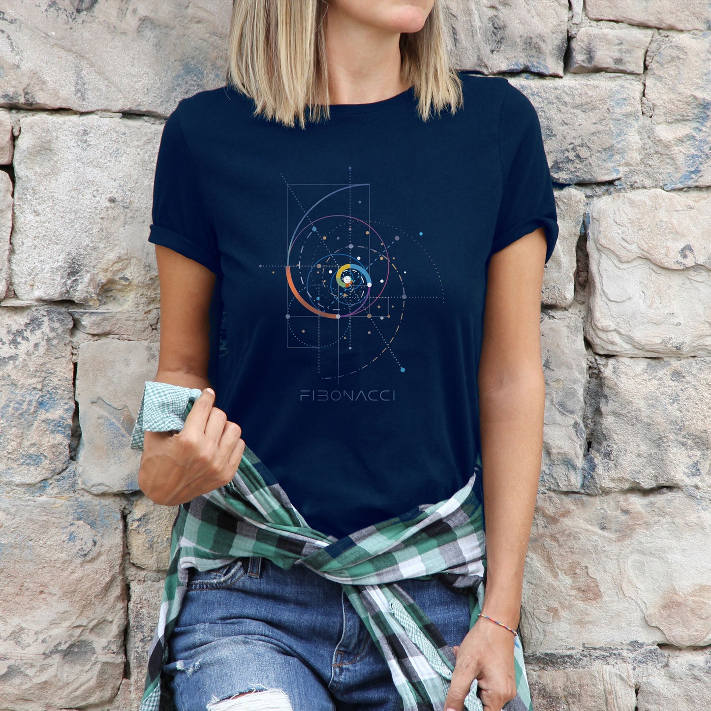 Unisex T-shirt "Fibonacci", the magical formula from sacred geometry