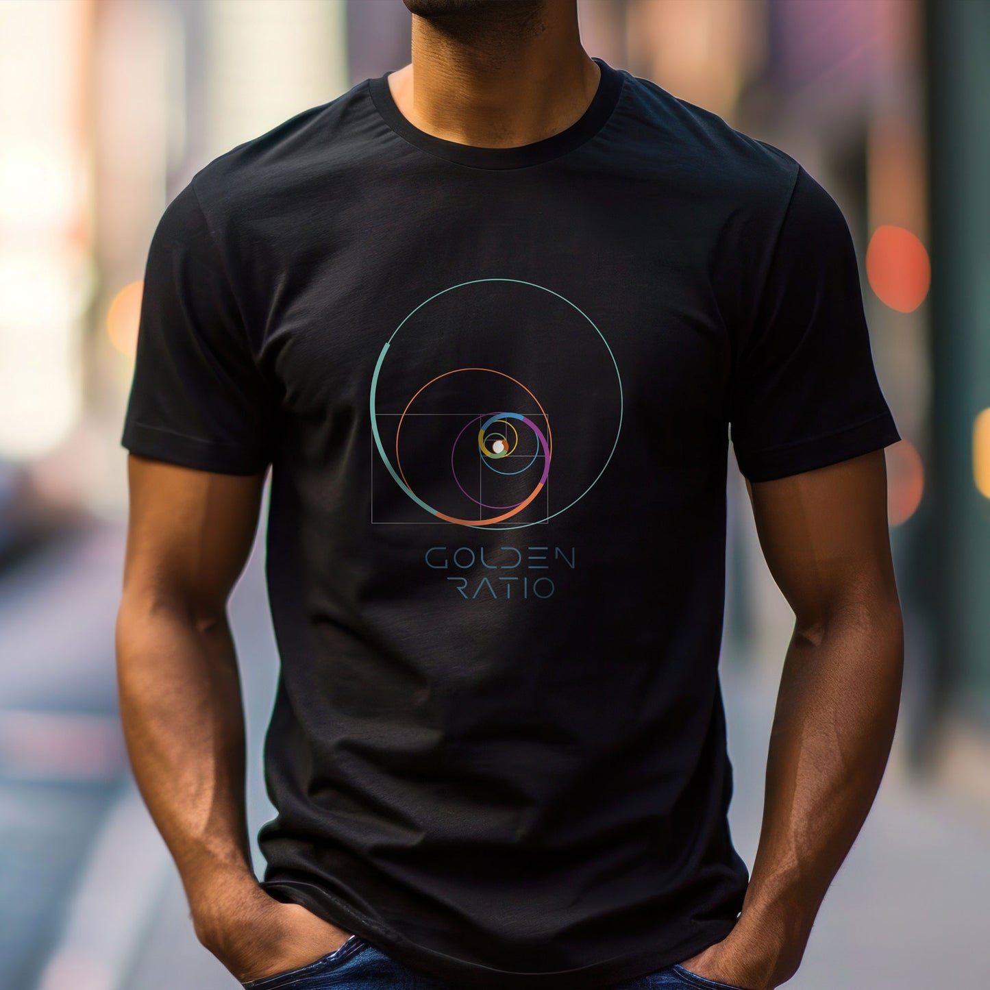 Unisex T-shirt with the magic of the golden ratio