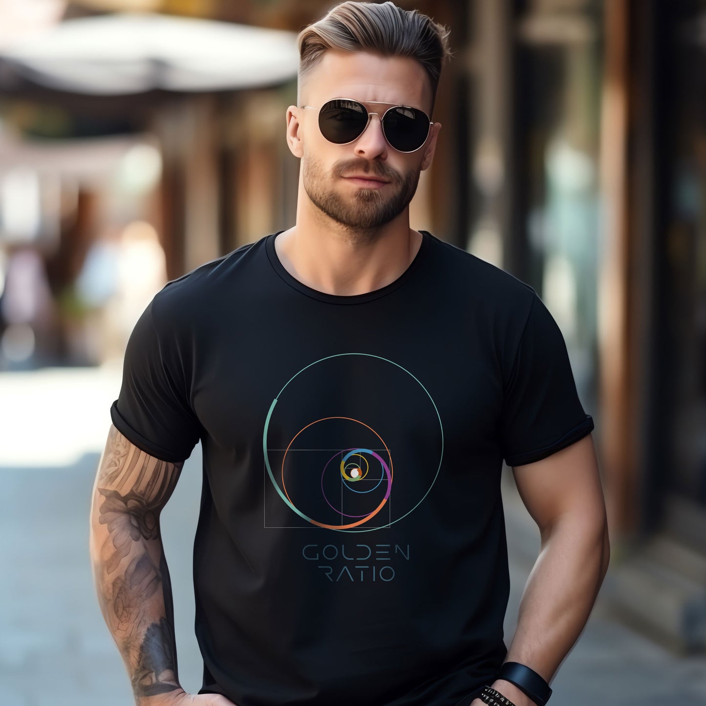 Unisex T-shirt with the magic of the golden ratio