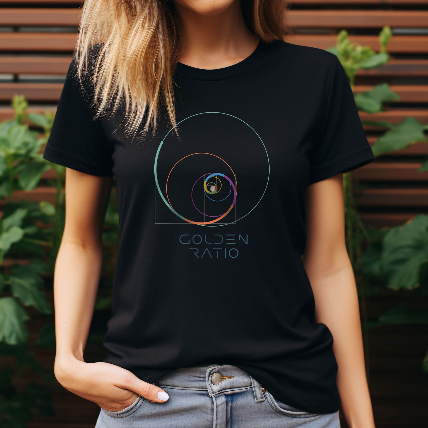 Unisex T-shirt with the magic of the golden ratio