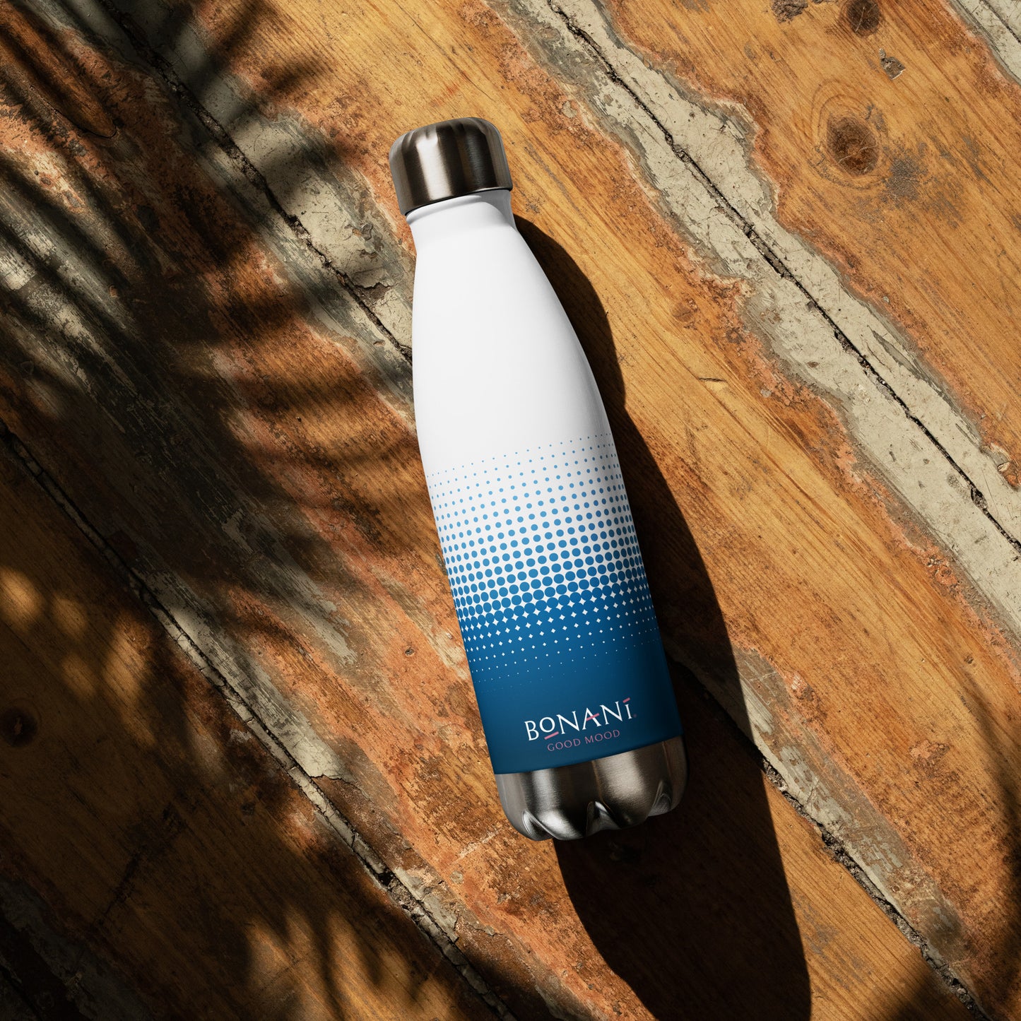 Edelstahl Thermosflasche "cool blue" - BONANI Design Thermosflasche