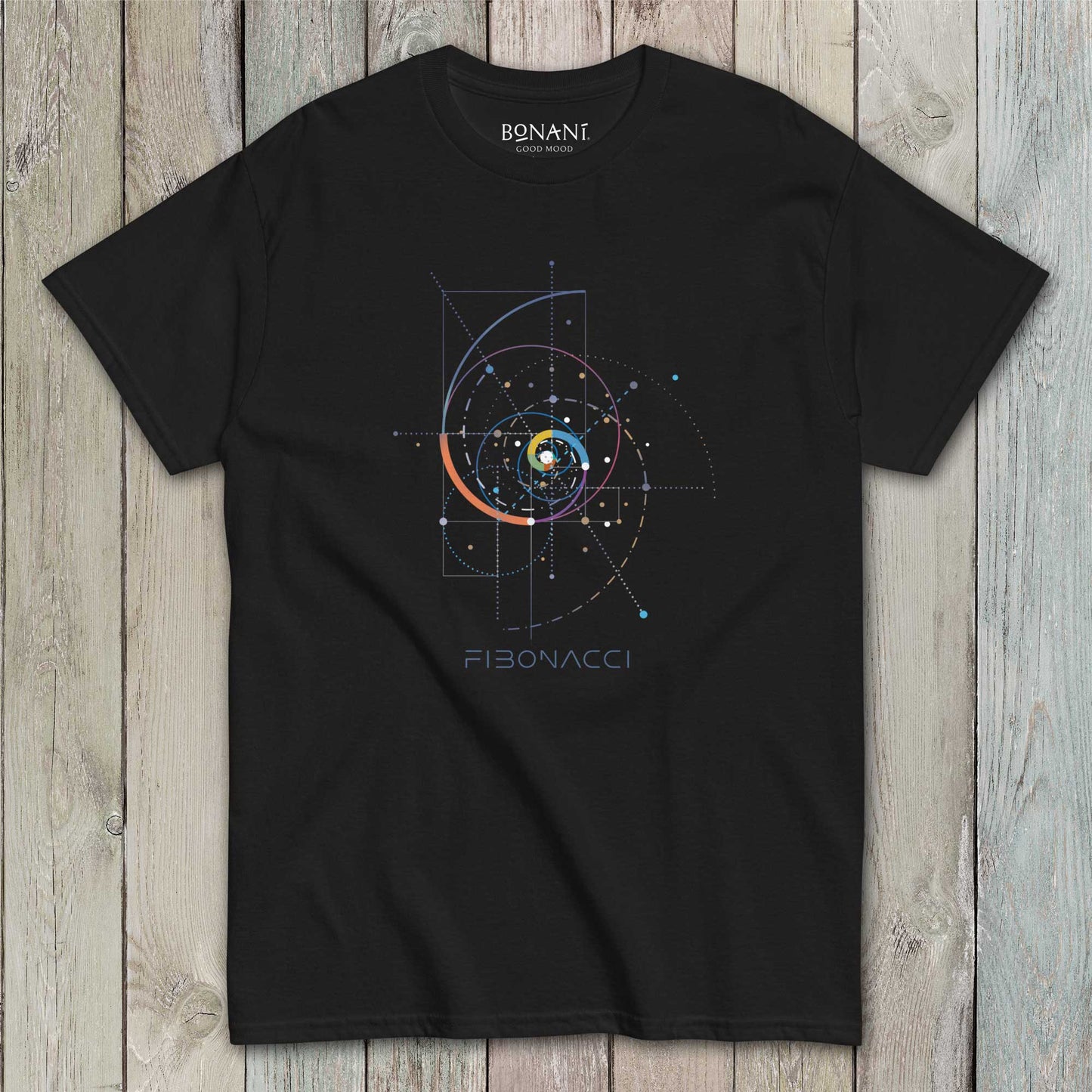 Unisex T-shirt "Fibonacci", the magical formula from sacred geometry