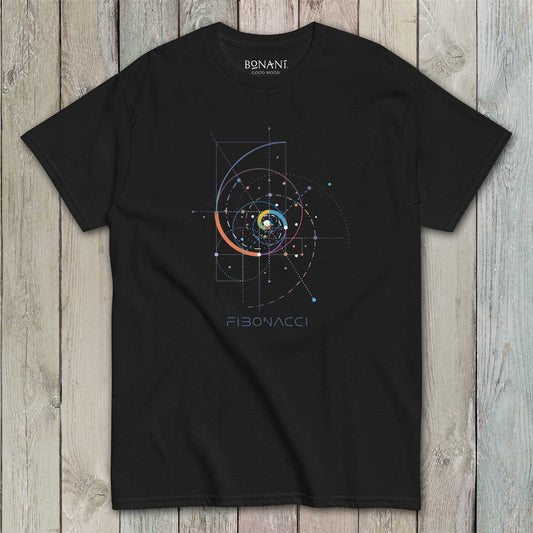 Unisex T-shirt "Fibonacci", the magical formula from sacred geometry