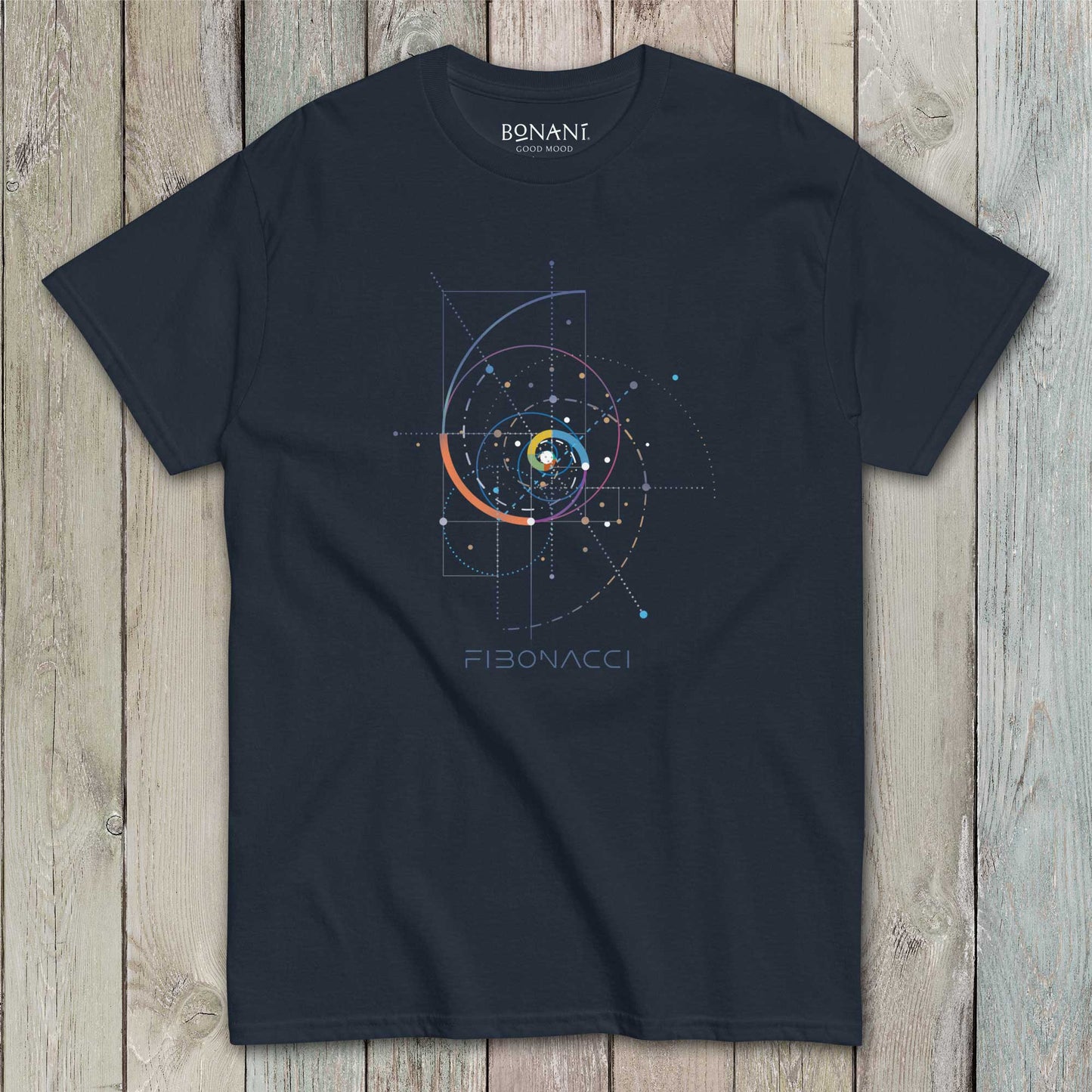 Unisex T-shirt "Fibonacci", the magical formula from sacred geometry