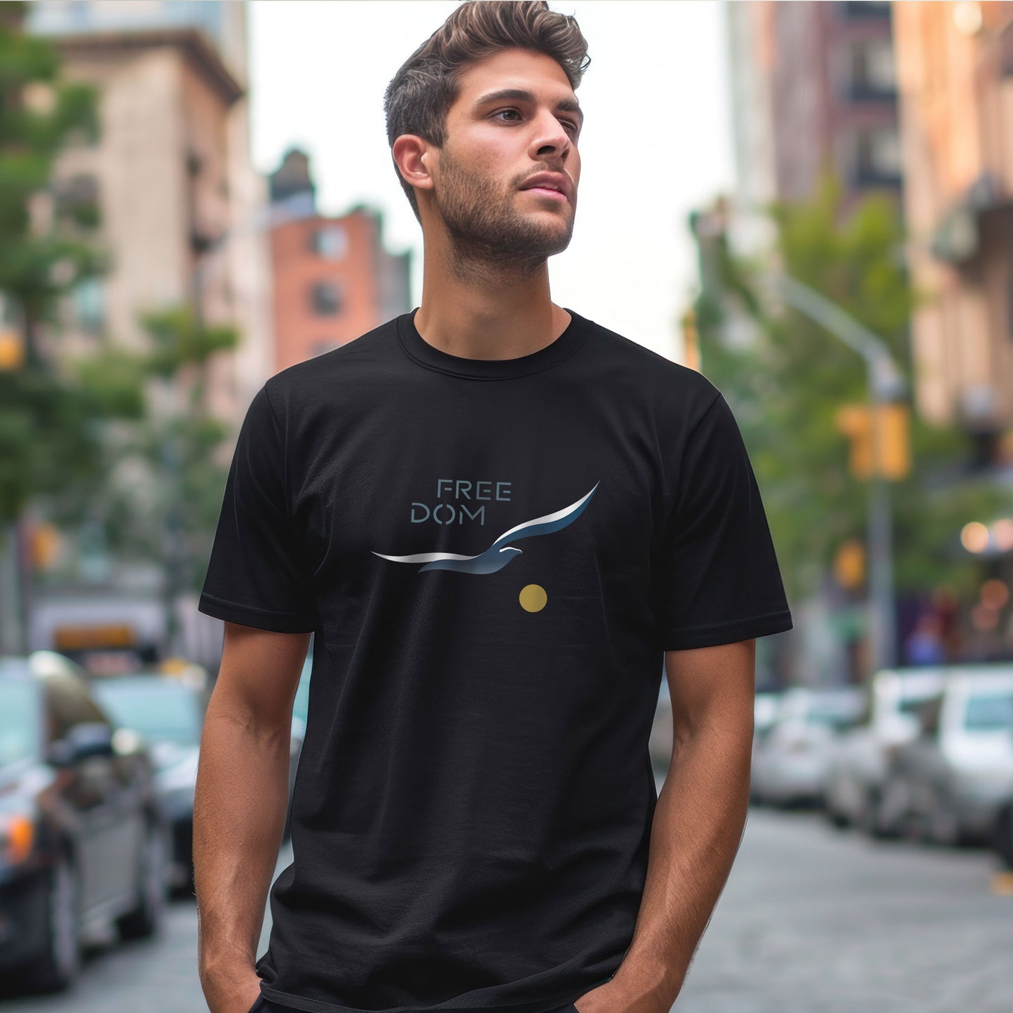 Unisex T-Shirt FREEDOM - Live and show self-determination